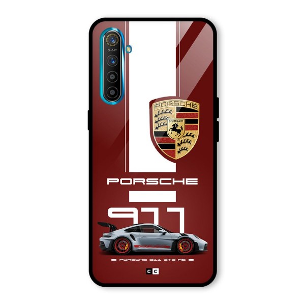 Luxe Supercar Glass Back Case for Realme X2