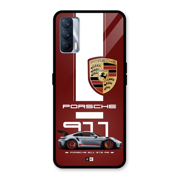 Luxe Supercar Glass Back Case for Realme X7