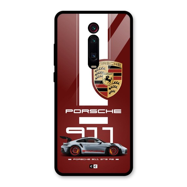 Luxe Supercar Glass Back Case for Redmi K20 Pro