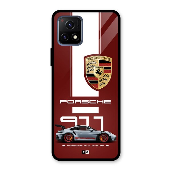 Luxe Supercar Glass Back Case for Vivo Y72 5G