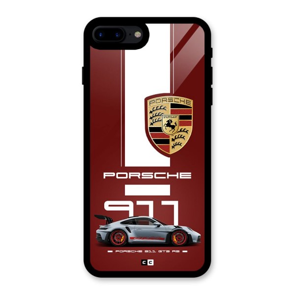 Luxe Supercar Glass Back Case for iPhone 7 Plus