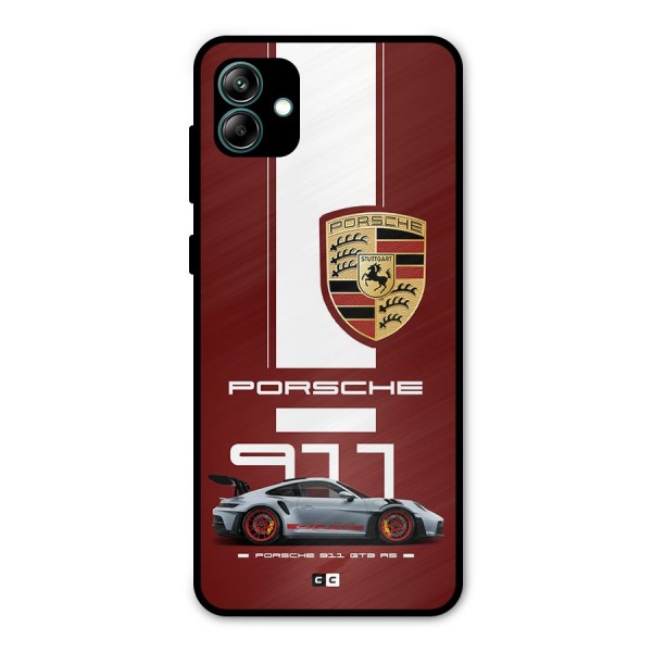 Luxe Supercar Metal Back Case for Galaxy A04