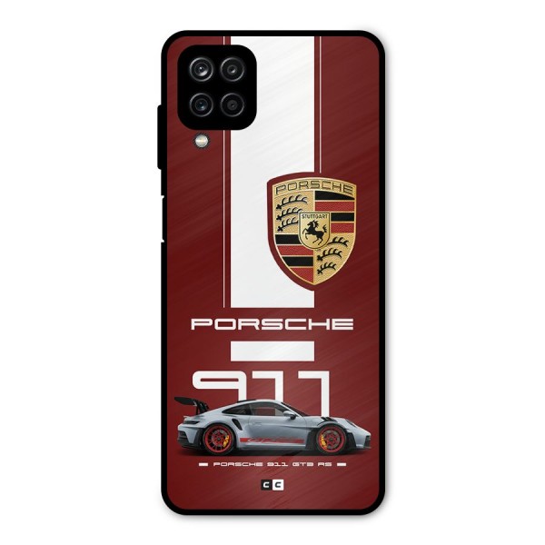 Luxe Supercar Metal Back Case for Galaxy A12