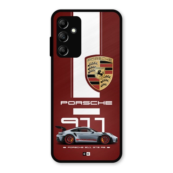 Luxe Supercar Metal Back Case for Galaxy A14 5G