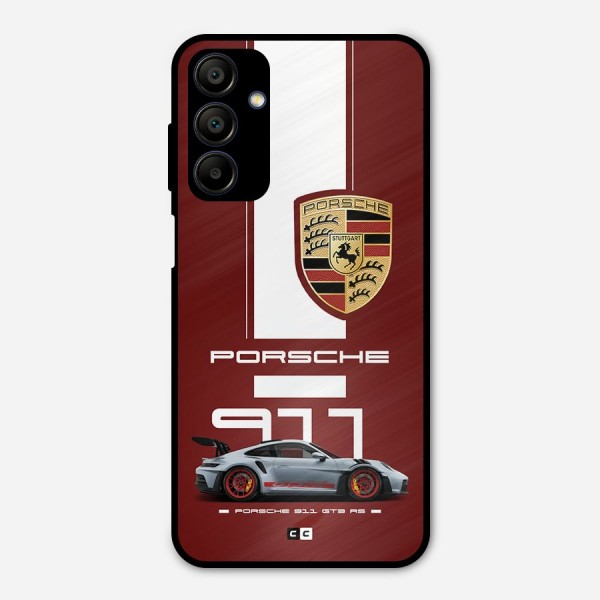 Luxe Supercar Metal Back Case for Galaxy A15 5G