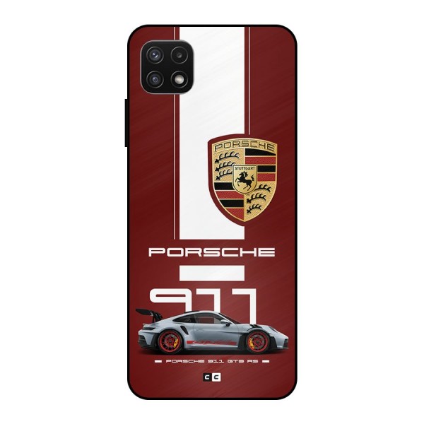 Luxe Supercar Metal Back Case for Galaxy A22 5G