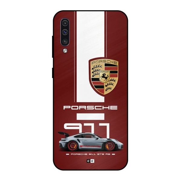 Luxe Supercar Metal Back Case for Galaxy A50