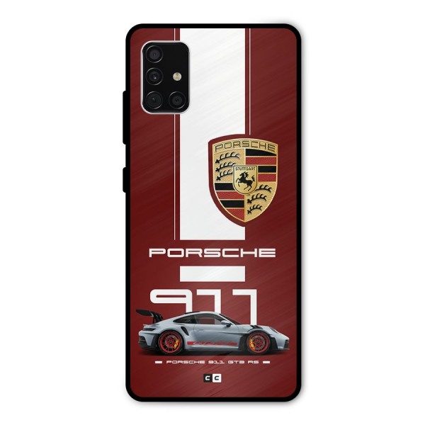 Luxe Supercar Metal Back Case for Galaxy A51