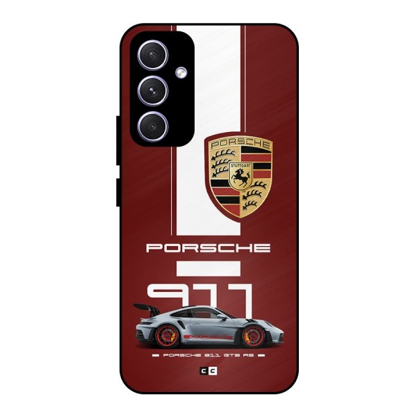 Luxe Supercar Metal Back Case for Galaxy A54