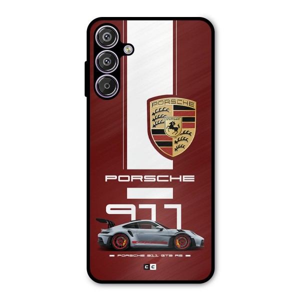 Luxe Supercar Metal Back Case for Galaxy F15