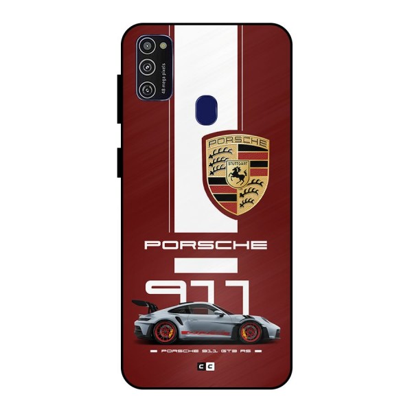 Luxe Supercar Metal Back Case for Galaxy M21