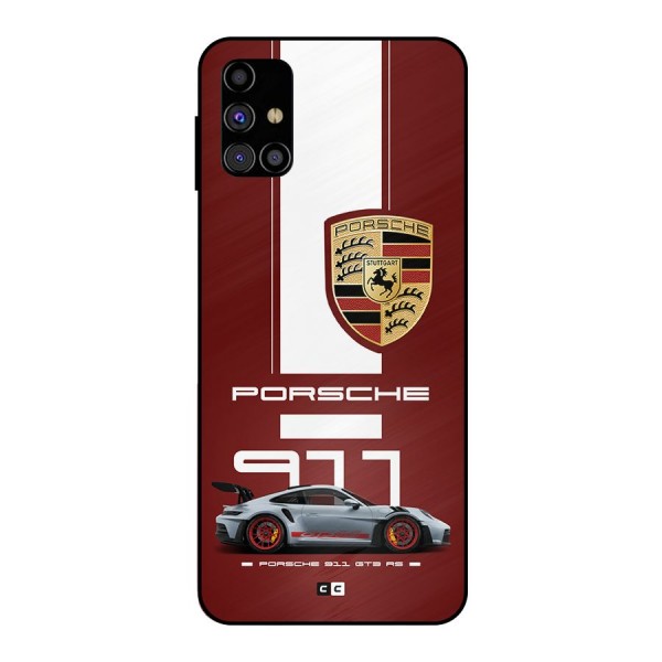 Luxe Supercar Metal Back Case for Galaxy M31s