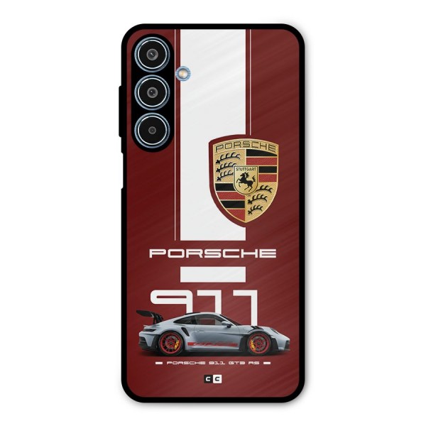 Luxe Supercar Metal Back Case for Galaxy M35