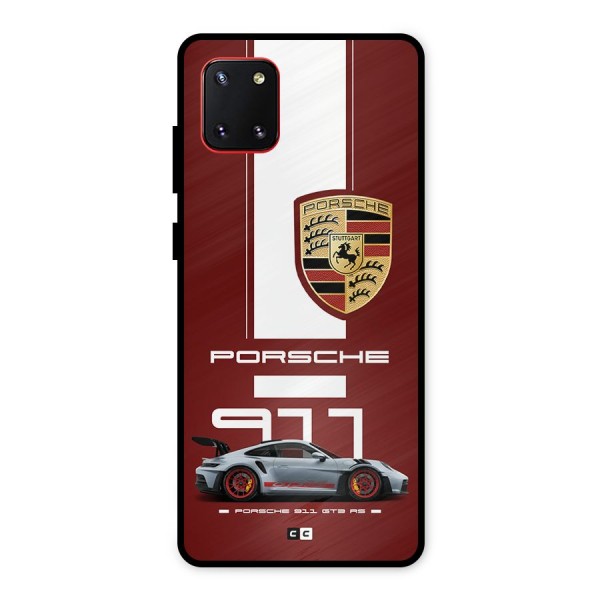 Luxe Supercar Metal Back Case for Galaxy Note 10 Lite