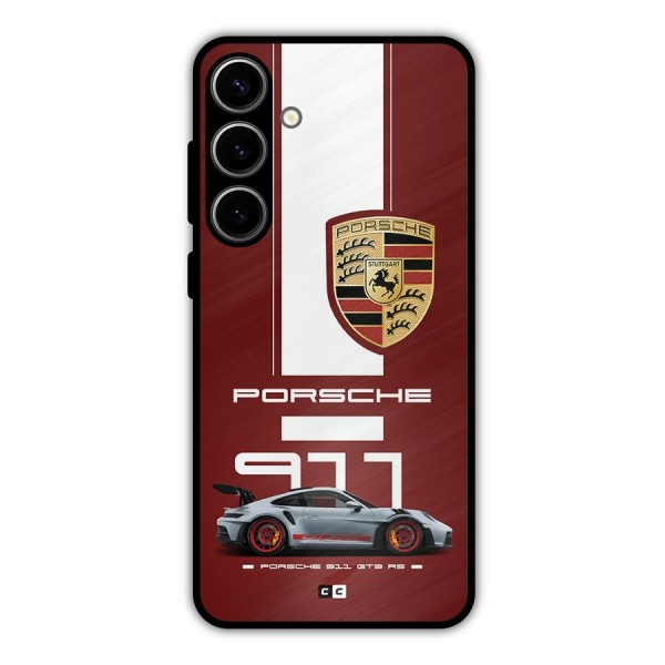 Luxe Supercar Metal Back Case for Galaxy S24 Plus