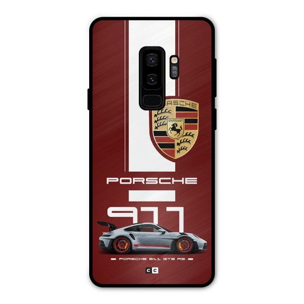 Luxe Supercar Metal Back Case for Galaxy S9 Plus