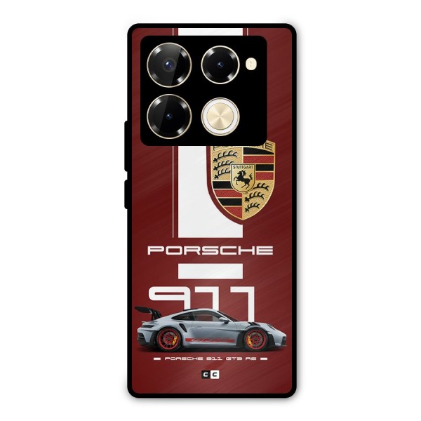 Luxe Supercar Metal Back Case for Infinix Note 40 Pro