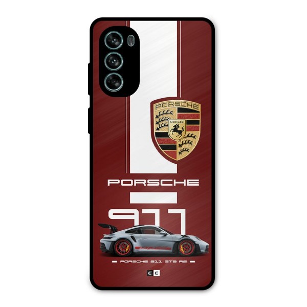 Luxe Supercar Metal Back Case for Moto G62