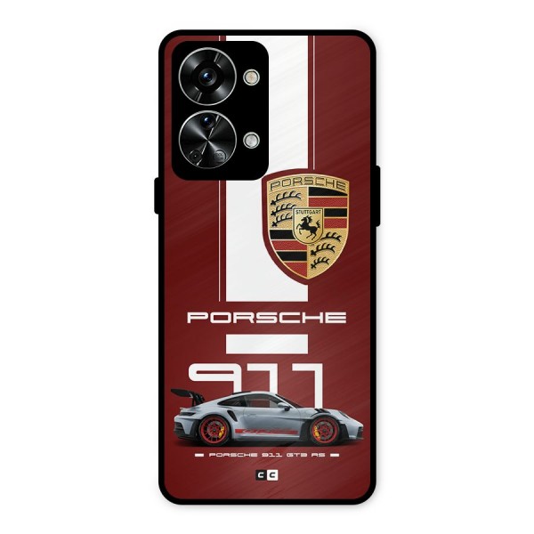 Luxe Supercar Metal Back Case for OnePlus Nord 2T