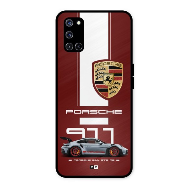 Luxe Supercar Metal Back Case for Oppo A52