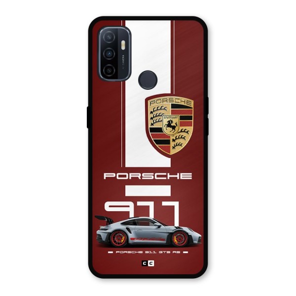 Luxe Supercar Metal Back Case for Oppo A53