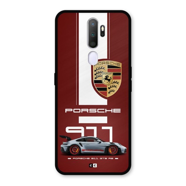 Luxe Supercar Metal Back Case for Oppo A5 (2020)