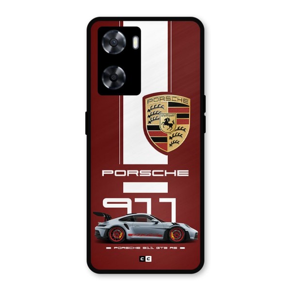 Luxe Supercar Metal Back Case for Oppo A77