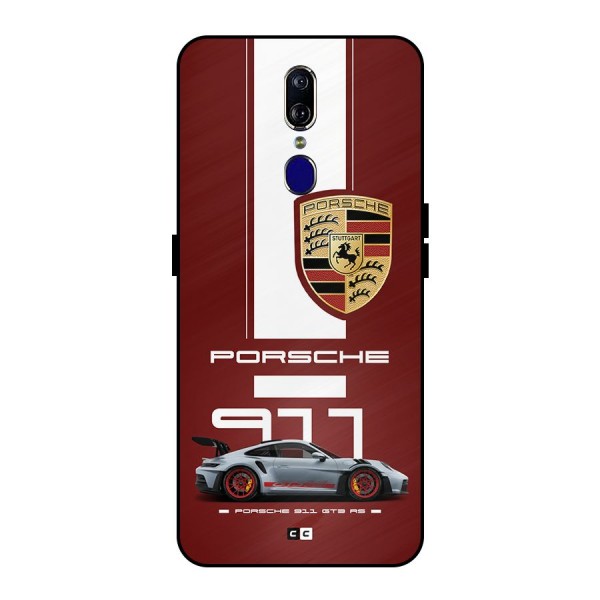 Luxe Supercar Metal Back Case for Oppo F11