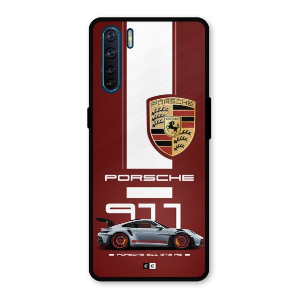 Luxe Supercar Metal Back Case for Oppo F15