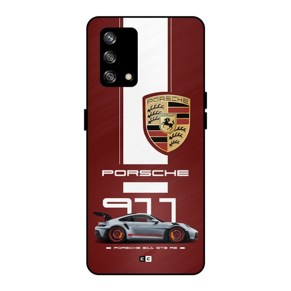 Luxe Supercar Metal Back Case for Oppo F19