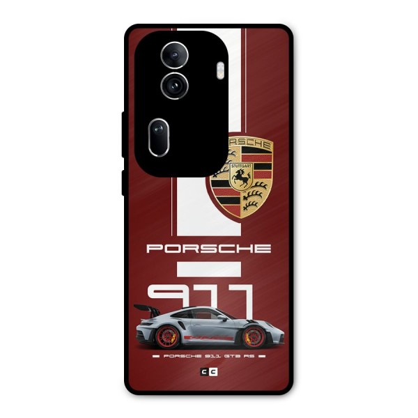 Luxe Supercar Metal Back Case for Oppo Reno11 Pro 5G