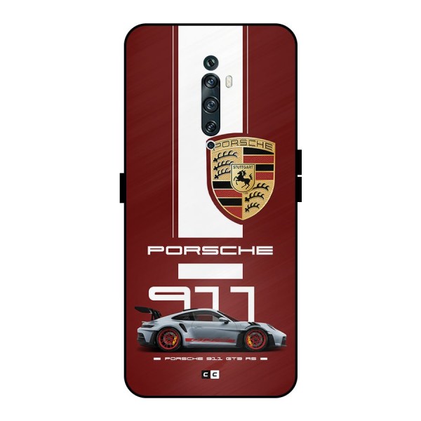 Luxe Supercar Metal Back Case for Oppo Reno2 F