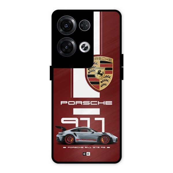 Luxe Supercar Metal Back Case for Oppo Reno8 Pro 5G