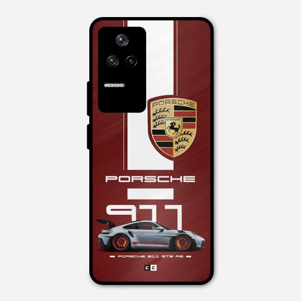 Luxe Supercar Metal Back Case for Poco F4 5G