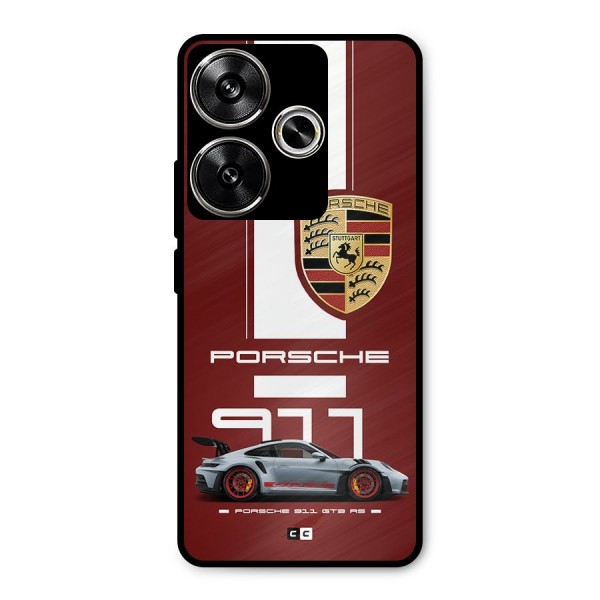 Luxe Supercar Metal Back Case for Poco F6