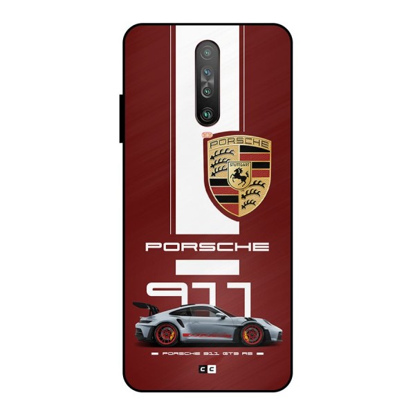 Luxe Supercar Metal Back Case for Poco X2