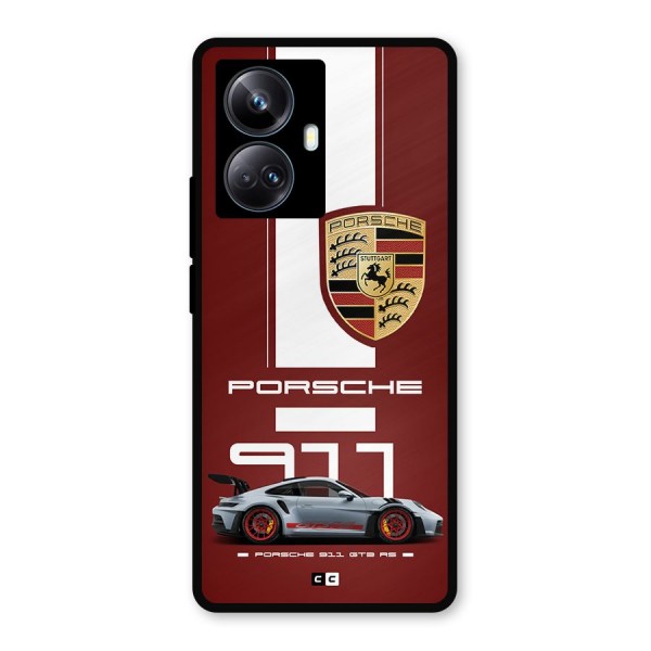 Luxe Supercar Metal Back Case for Realme 10 Pro Plus