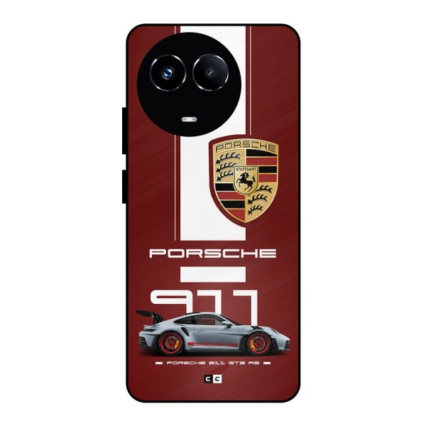 Luxe Supercar Metal Back Case for Realme 11X