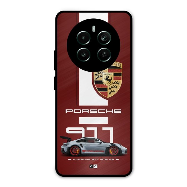 Luxe Supercar Metal Back Case for Realme 12 Pro Plus