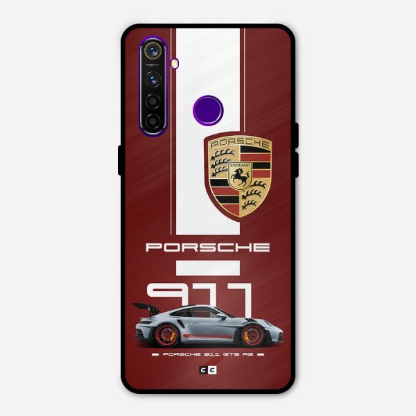 Luxe Supercar Metal Back Case for Realme 5 Pro