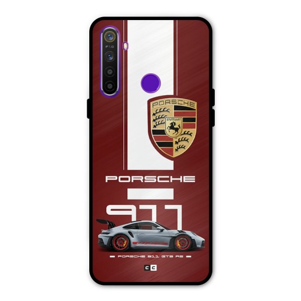 Luxe Supercar Metal Back Case for Realme 5i