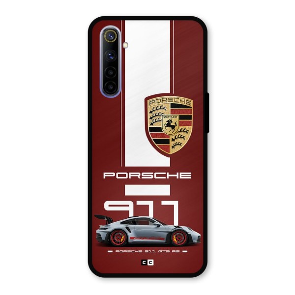 Luxe Supercar Metal Back Case for Realme 6