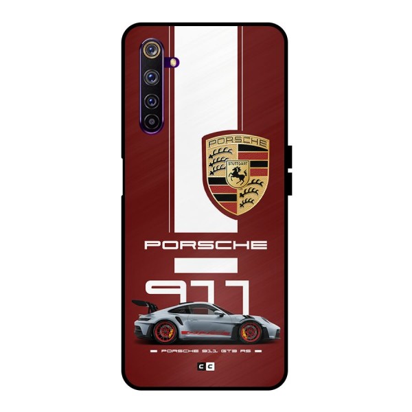 Luxe Supercar Metal Back Case for Realme 6 Pro