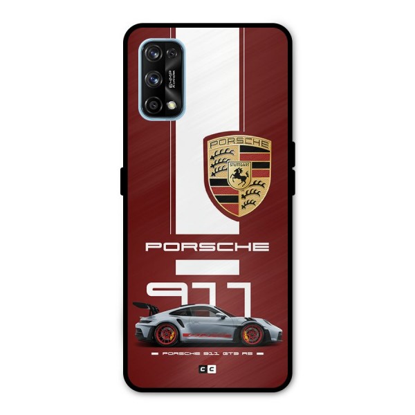 Luxe Supercar Metal Back Case for Realme 7 Pro