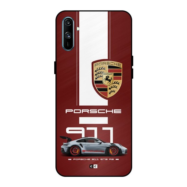 Luxe Supercar Metal Back Case for Realme C3