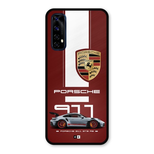 Luxe Supercar Metal Back Case for Realme Narzo 20 Pro