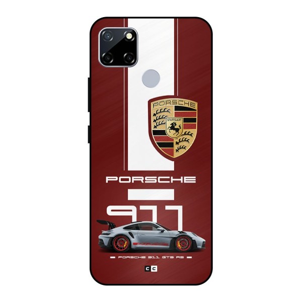 Luxe Supercar Metal Back Case for Realme Narzo 30A