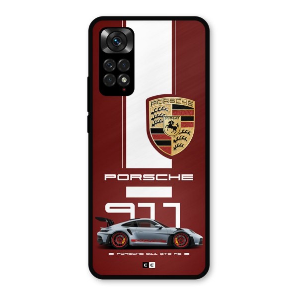 Luxe Supercar Metal Back Case for Redmi Note 11