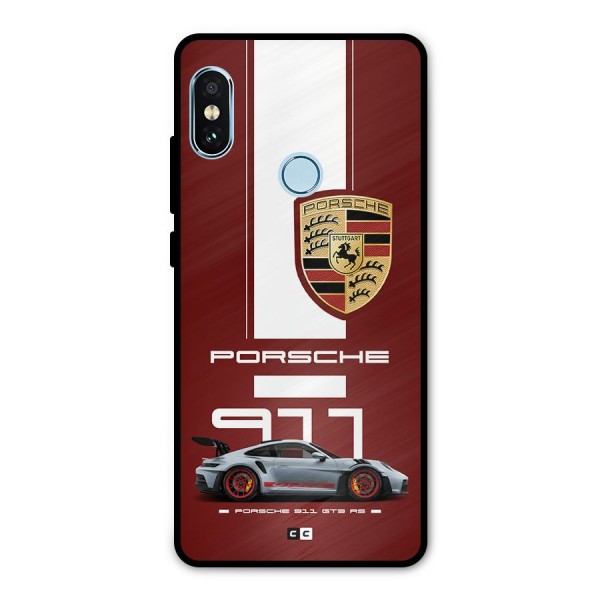 Luxe Supercar Metal Back Case for Redmi Note 5 Pro