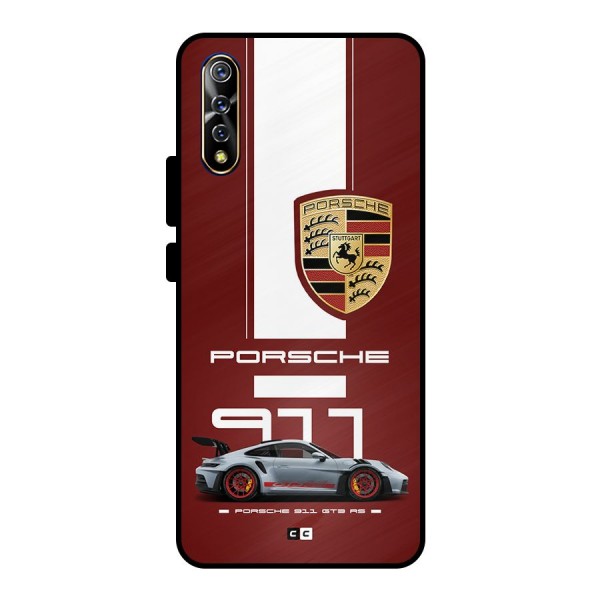 Luxe Supercar Metal Back Case for Vivo S1